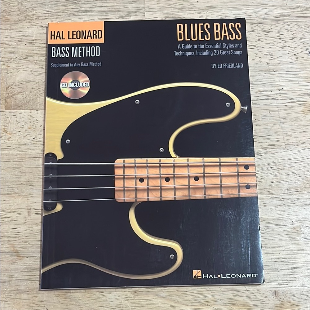 Hal Leonard Blues Bass Method Book CD Included
